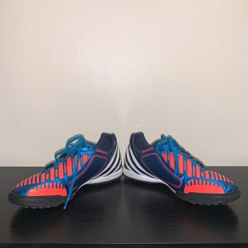 Adidas Predator Absolado Soccer Cleats Metalic Blue V22087 Men's US‎ Size 7.5